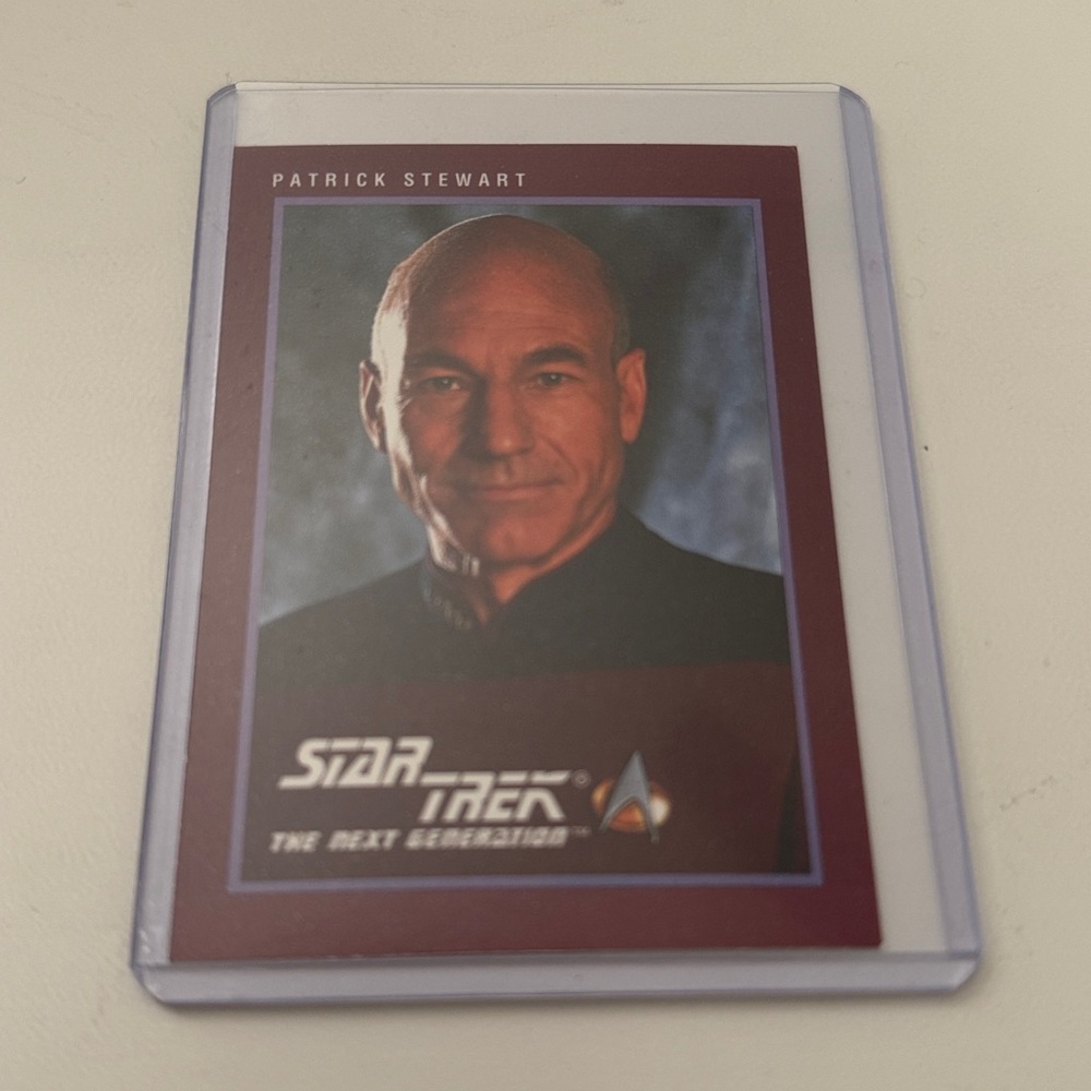 1991 Impel Star Trek 25th Anniversary Patrick Stewart Trading Card #130